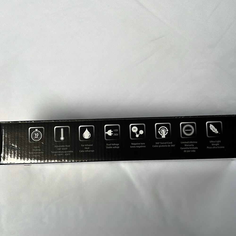 Style House 1.25 Inch Professional Styling Iron Beauty Amplified Black - Picture 7 of 7